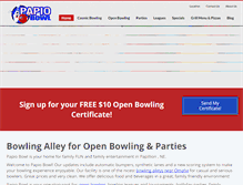 Tablet Screenshot of papiobowl.com